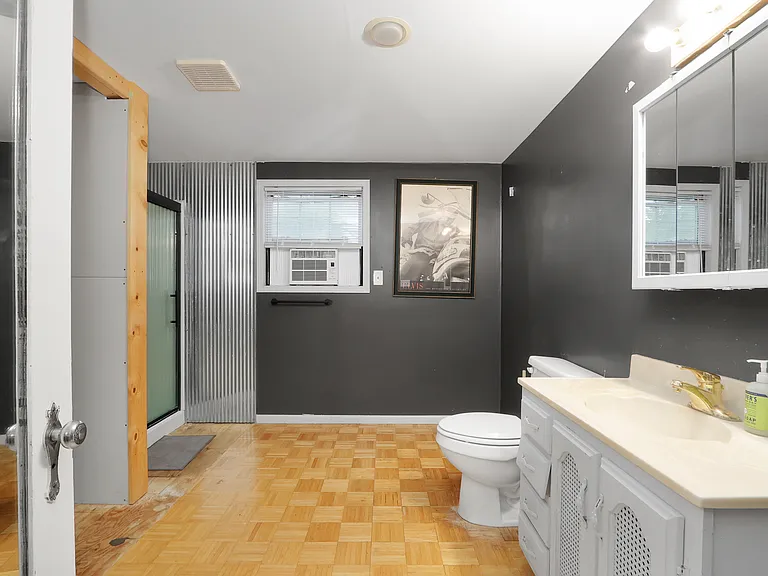 1st level full bath with walk in shower