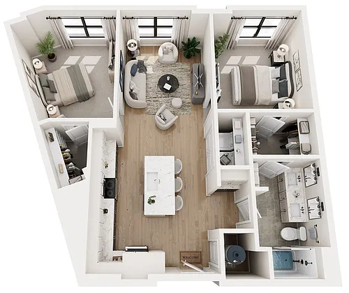 Floor plan 2G