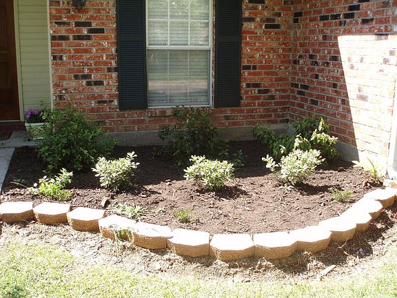 Front yard bed