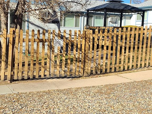 Fully fenced property. View from the street