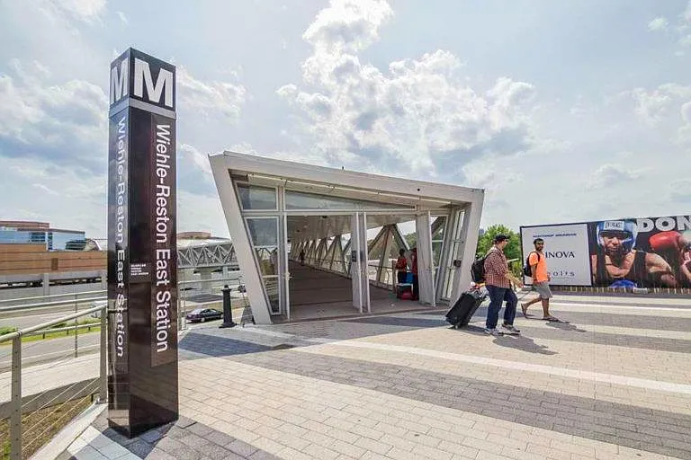 Walk to Wiehle-Reston Metro