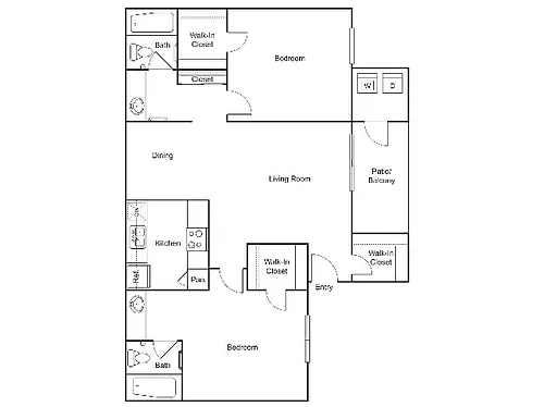 Floor plan B3 - Classic