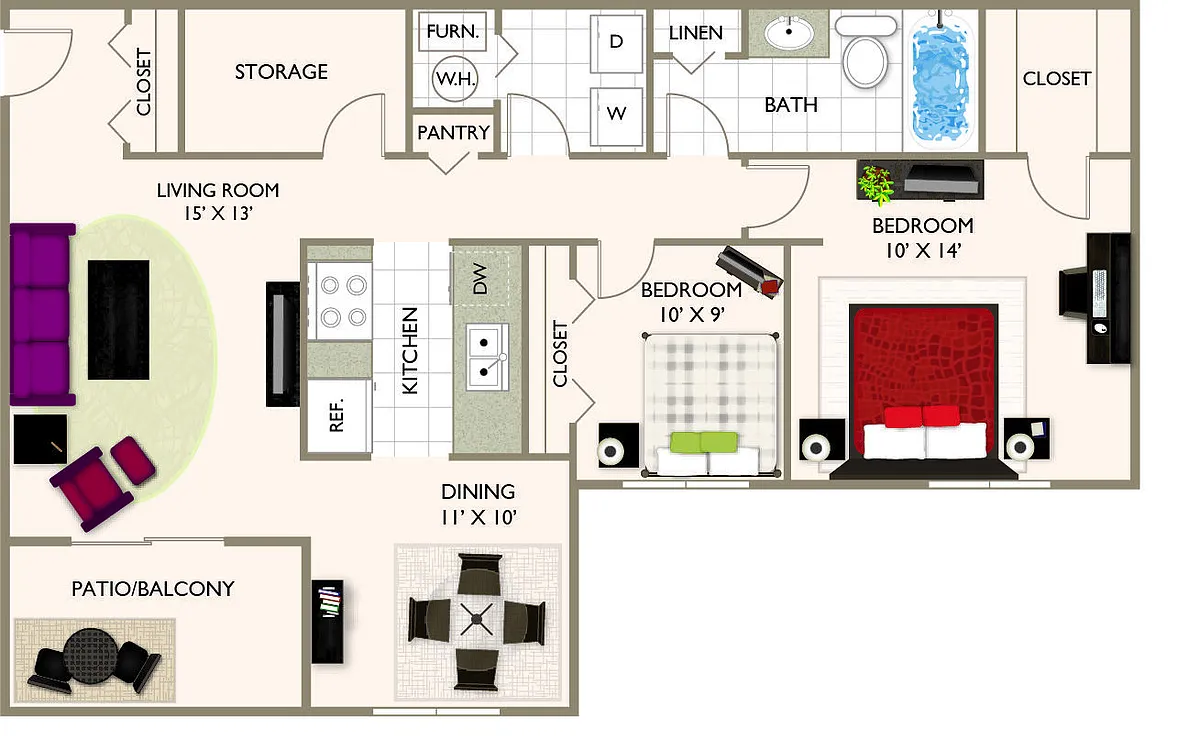 Floor plan Lake Traverse