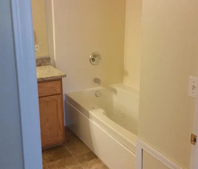 Master bath jaquzzi tub