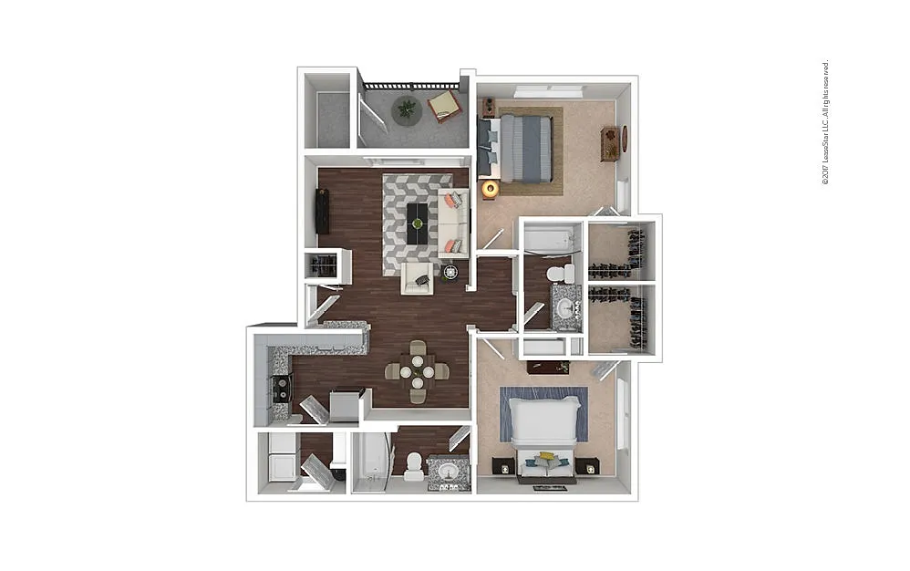 Floor plan Millwood B3