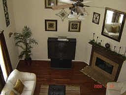 Two-story LR with Hardwood Floors