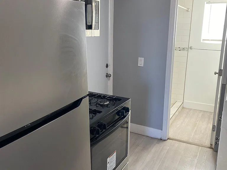 Attached small unit kitchen