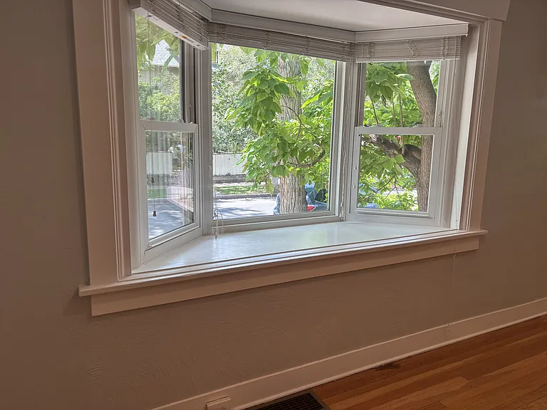 Bay window - great for plants and extra light in on the side of house