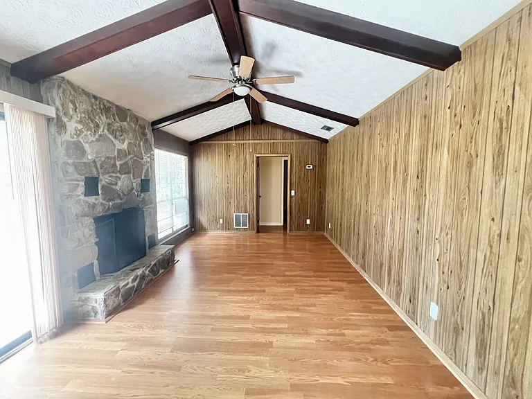 Den with Fireplace