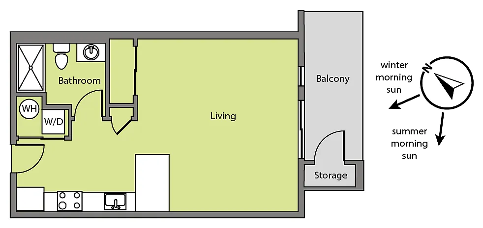 Floor plan 207 Chile Line