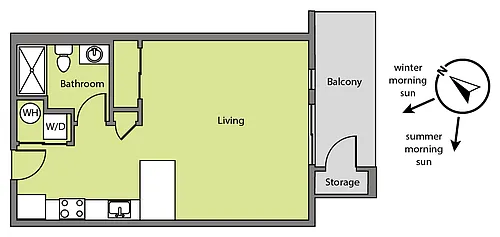 Floor plan 207 Chile Line