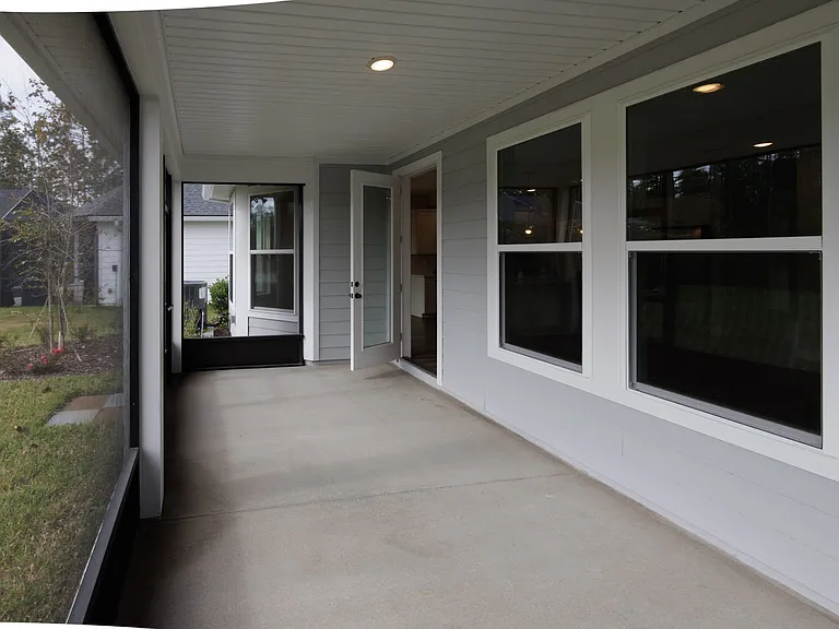 Screened lanai