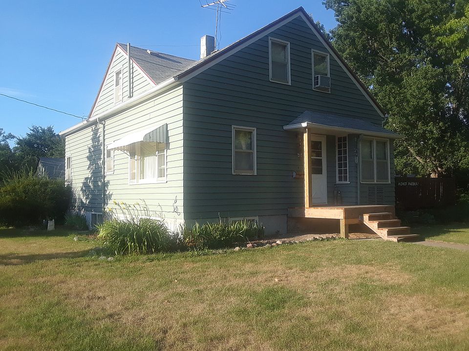 Front door and porch