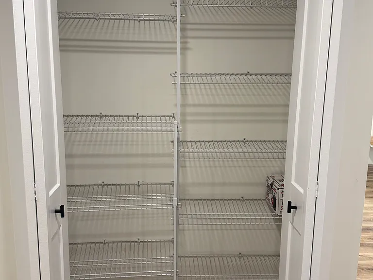 Pantry closet with ample shelving