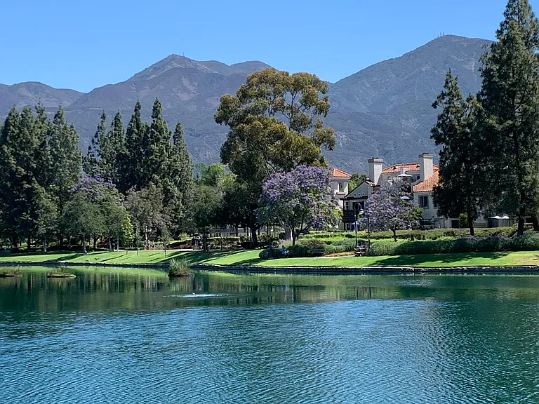 Beautiful RSM lake and mountain view.
