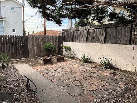 Private back patio.