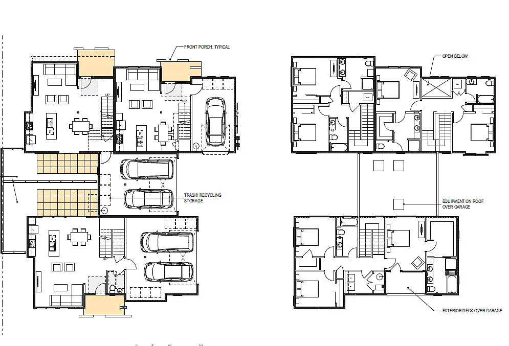 Floor plan 2 Bedroom - 1 Car Garage