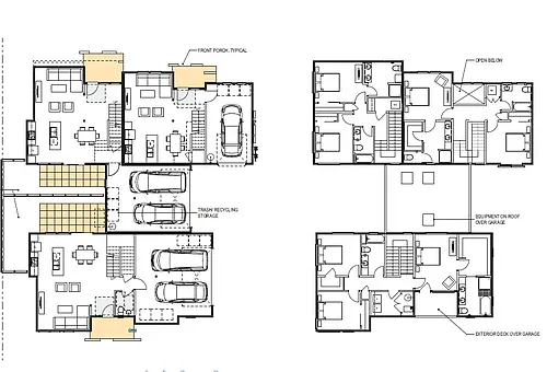 Floor plan 2 Bedroom - 1 Car Garage