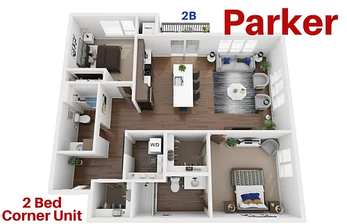 Floor plan Parker