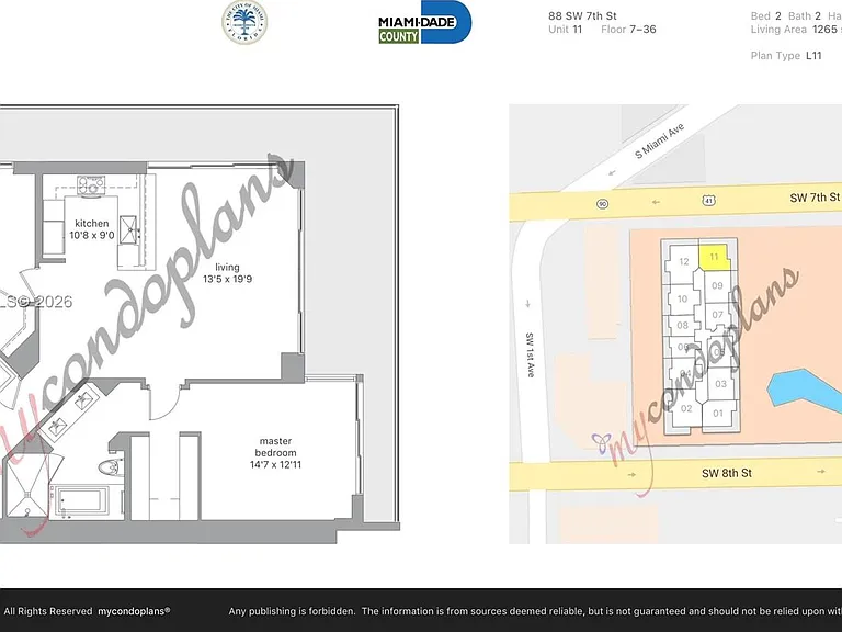 88 SW 7th St #1511 — Photo 3