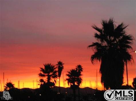 Sunrise over the marina.