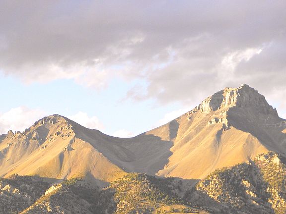 Mt McCaleb in the summer