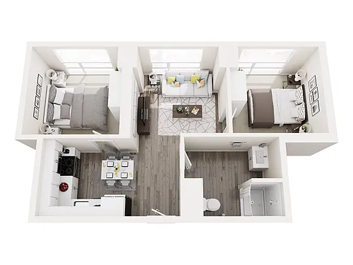 Floor plan 2C4