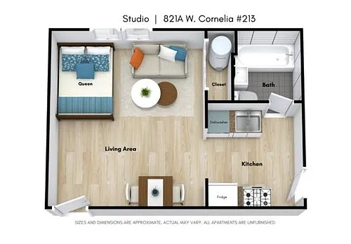 Floor plan Studio