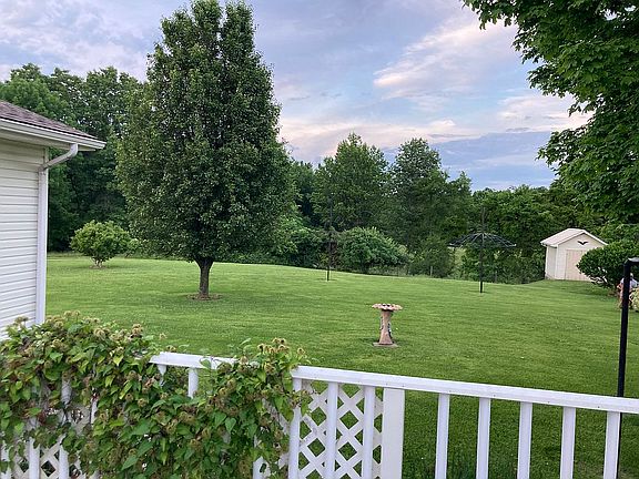 View backyard looking north