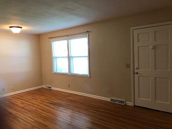 Large Living Room with hardwood floors and double window for lots of light. Coat closet provides extra storage.....