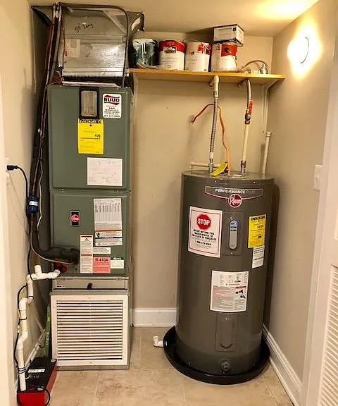new hot water heater, and high efficnency HVAC