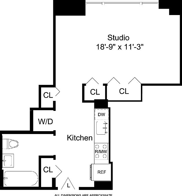 2nd image of 330 W 39th St APT 4L