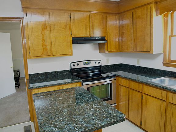 close up view of granite island