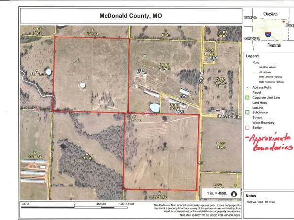 000 Val Road, Rocky Comfort, MO 64861