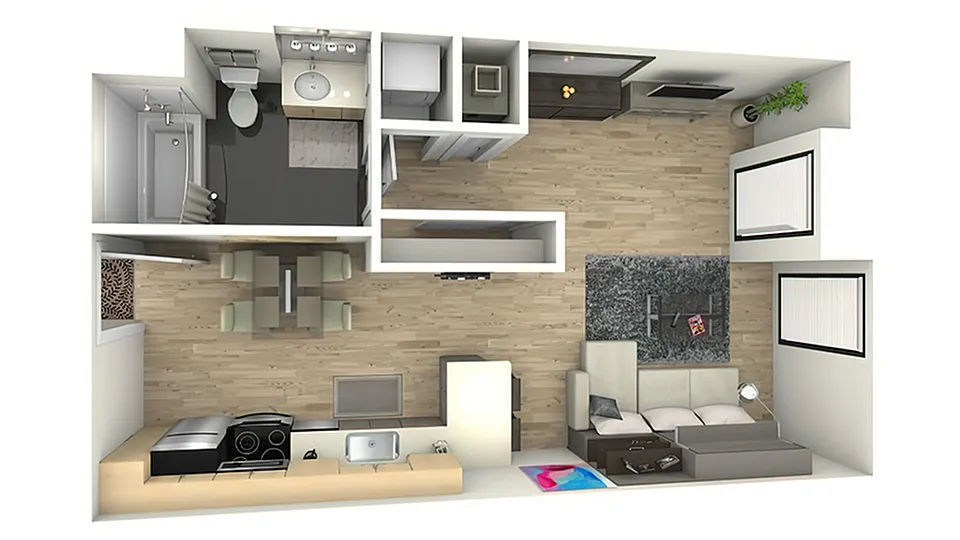 Floor plan S1 Low (Affordable)