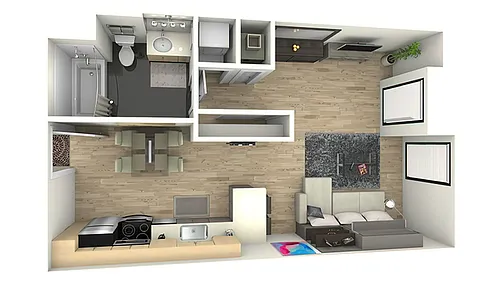 Floor plan S1 Low (Affordable)