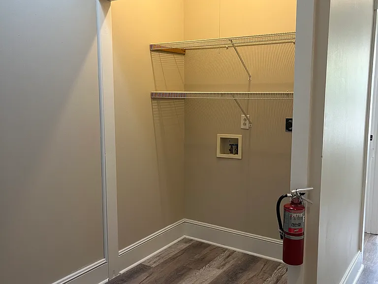 Washer/dryer hook-ups.