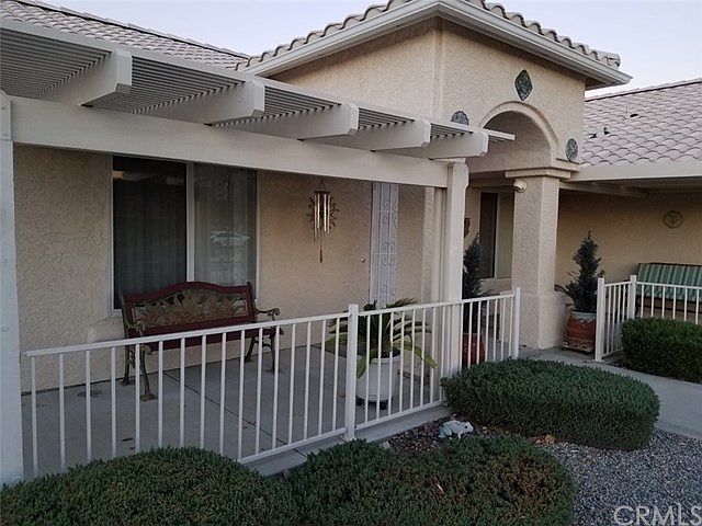 Front porch to enjoy the city lights and open skies