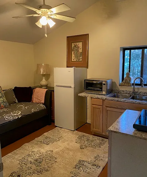 2nd room kitchenette with trundle bed