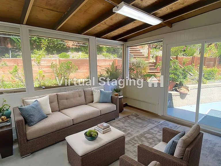 Veranda / Office - Staged