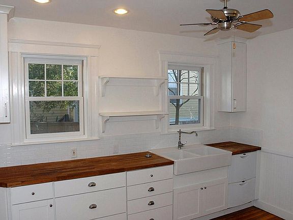 renovated kitchen.