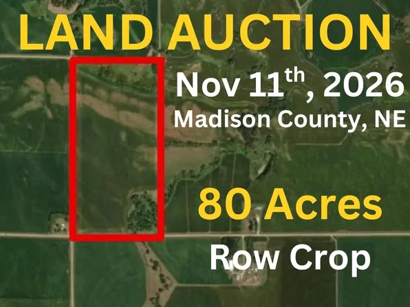See Legal Auction Date 11 11 #26, Madison, NE 68748