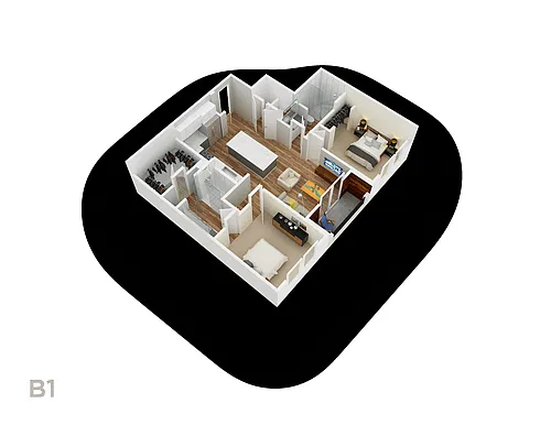 Floor plan B1