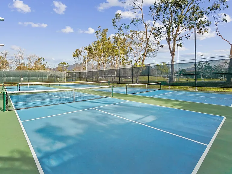 Residents enjoy full access to SAMLARC's pickleball and tennis courts