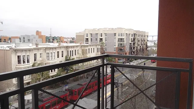 East Village 5th floor View 1Bd 1Ba 1Parking, Wood (Bamboo) Flooring — Photo 2