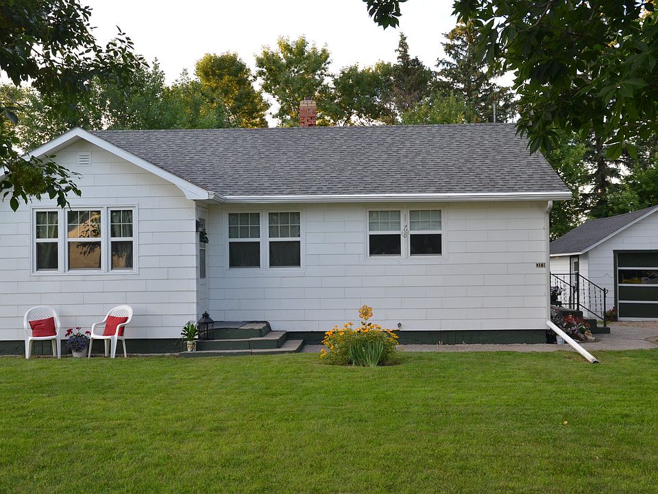 Front view:  facing south