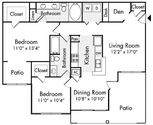Floor plan B3