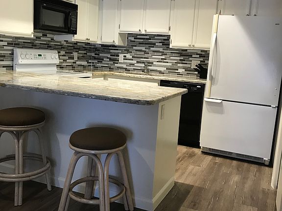 Kitchen with granite counter