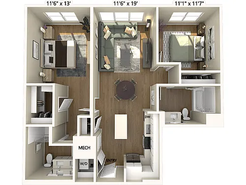 Floor plan B2-1045-1