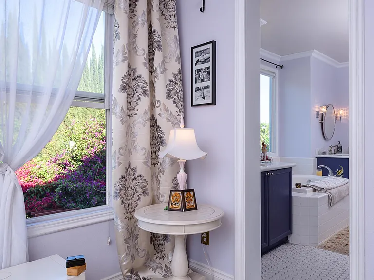 Part of the master bedroom suite